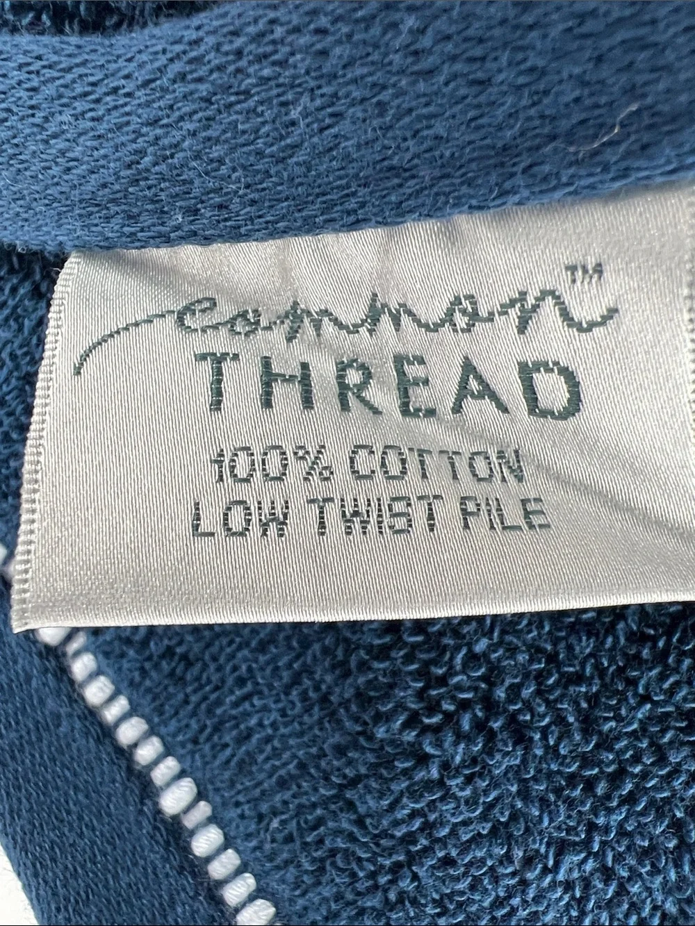 Common Thread Oversized Bath Towel Set Navy Soft Cotton Quick Dry 6 Pc Set NEW